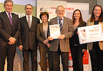 Platz drei ging an Franz Tschögl, Stabsstellenleiter EDV des Landes Burgenland, und sein Team. Das Projekt: Wissensdatenbank für Jugendwohlfahrt Burgenland.