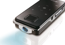 Aiptek neuester Miniprojektor-Wurf ist klein und birgt jede Menge Technik.