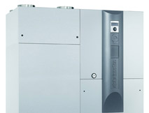 Die KHZ-LW von Alpha-InnoTec verbindet Wärmepumpe mit Lüftung und Solar.
