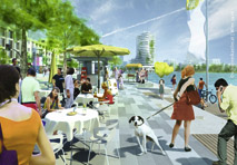 Eines der Megaprojekte der Stadt Wien: In der Seestadt Aspern entstehen 8.500 Wohneinheiten für 20.000 Bewohner. 