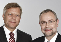Alexander Schmidecker (li.), CEO, und Rudolf Fric, Geschäftsführer der BAWAG P.S.K. Leasing GmbH.