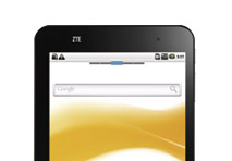 Das Superphone ''V9'' von ZTE ist nicht multitouch-fähig, dafür aber preiswert.