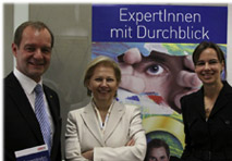 Studienpräsentation. Alfred Harl, Brigitte Jank und Sophie Karmasin.