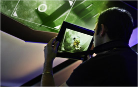 ''Air Force'', ein Beispiel einer Augmented-Reality-Anwendung von Total Immersion.