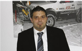 Steven Falk leitet nun den Bereich Winterdienst bei A.S.S..