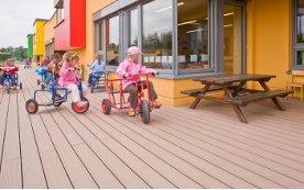 Die ''kleinen Tester'' im Kindergarten Böheimkirchen, Niederösterreich.