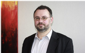 Helmut Seifert, Alcatel-Lucent, werkt an schnellen Netzen.