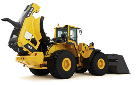 Ausgezeichnetes Industriedesign: Volvo L220G.