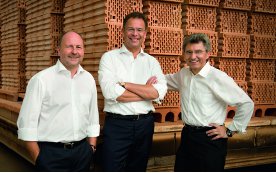 Vorstand Wienerberger AG: Willy Van Riet, Heimo Scheuch und Johann Windisch.