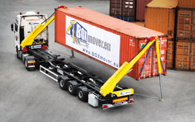 Der BOXmover verspricht deutliche Zeit- und Kostenersparnis beim Containerumschlag. 