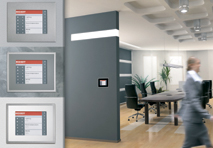 Die Ethernet-Panel der Serie CP6608 sind mit individuellem Frontdesign flexibel an das Gebäude anpassbar.