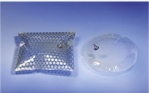 Mit einer neuen Klebetechnik lassen sich Membrankissen in beliebigen Geometrien herstellen.