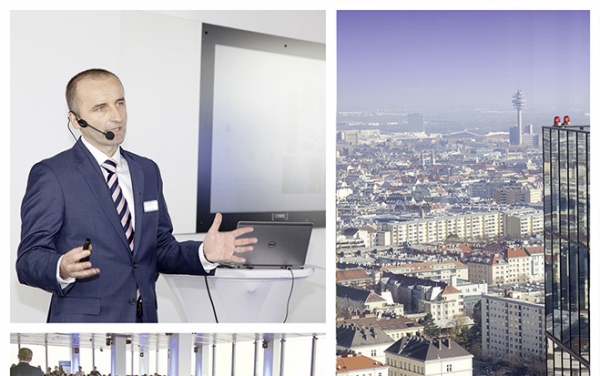 Pavol Varga, General Manager von Dell, bot Kunden und Partnern Einblicke und Rundblicke im Vienna Twin Tower.