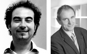 Daniel Gutmann, Architekt und Rainer Pawlick, Wiener Landesinnungsmeister Bau (v.l.n.r.).