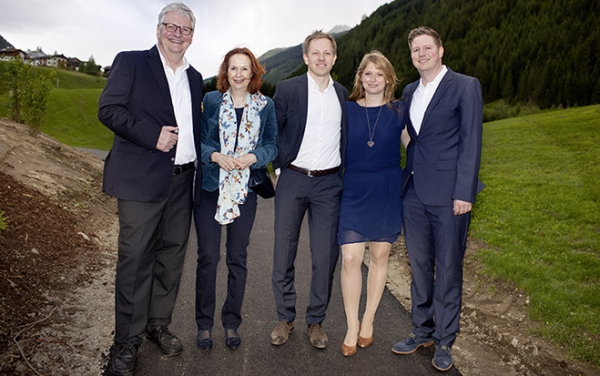 Die Investorenfamilie Hamacher freut sich über den gelungenen Start des neuen Golfparks.
