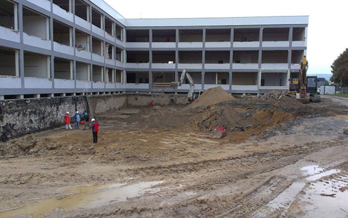 Zwei Jahre lang wird das BG BRG Krems saniert und erweitert.
