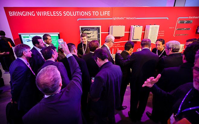 (Foto: ALU) Auf dem MWC wurde versucht, Business und Datenwachstum neu zu verknüpfen.