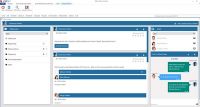 Foto:  WinLine SHARE, die integrierte Kommunikations- und Diskussionsplattform der mesonic WinLine