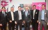 Martin Szelgrad, Report, mit Hans Greiner, Regional Sales Manager Enterprise Cisco; Christian Schober, Geschäftsführer Kapsch Smart Energy; Reinhard Brehmer, Geschäftsführer Wiener Netze; Andreas Bentz, Executive Consultant Energy Solutions T-Systems, und Stefan Santer, Energie-Control Austria, Stromabteilung. Foto: Milena Krobath.