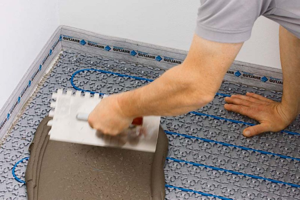 Foto: IndorTec THERM-E ist für nahezu alle Bodenbeläge im Innenraum geeignet. 