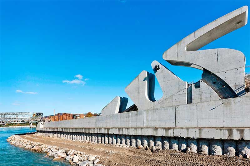 Die Teams von PORR und Hinteregger kennen sich aus zahlreichen gemeinsamen Projekten – wie zum Beispiel dem Kraftwerk Sohlstufe Lehen, Salzburg - und schätzen sich gegenseitig.