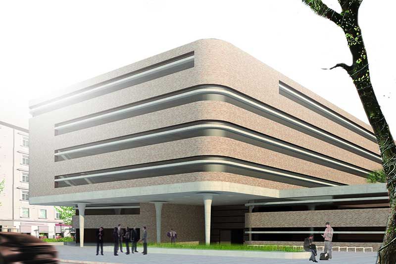 Das neue Biologiezentrum der Universität Wien im dritten Wiener Gemeindebezirk.   