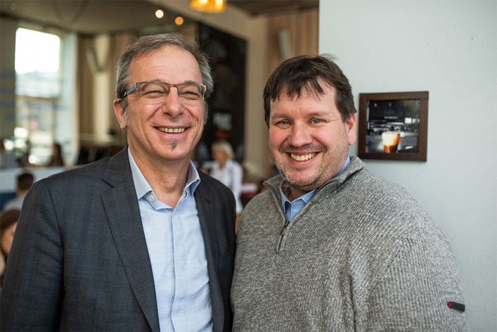 Kongeniale Zusammenarbeit: Helmut Leopold, AIT, und Peter Lieber, Sparx Systems, freuen sich über die Markteinführung ihres Produkts "Threatget".
