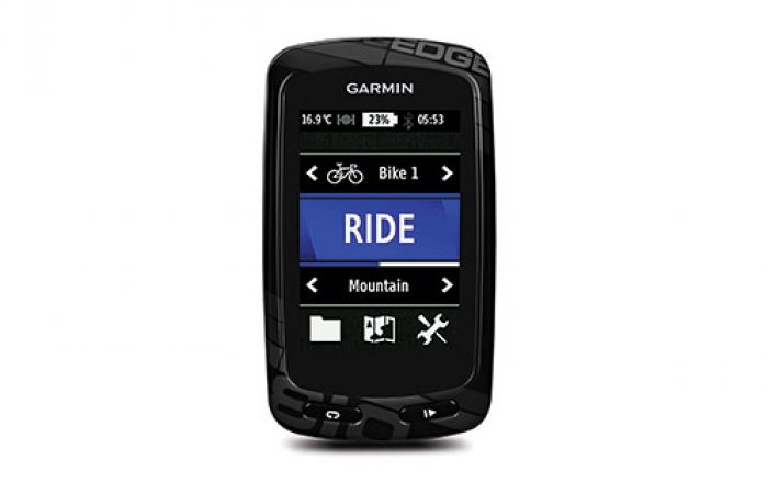 (Foto: Garmin) Mit dem Edge 810 von Garmin ist man unterwegs am Rad in 'Echtzeit mit dem Internet verbunden.