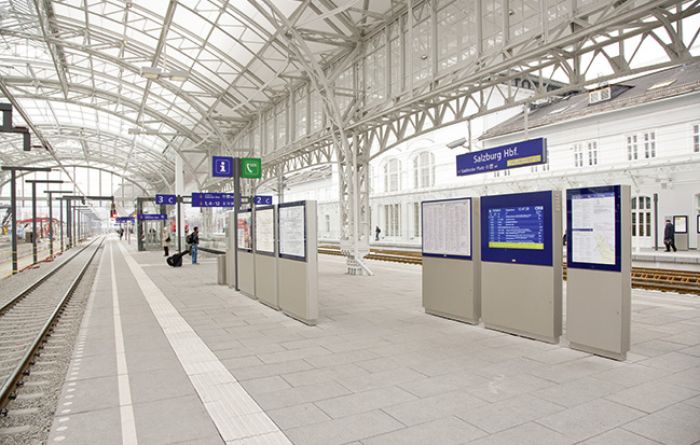 (Foto: Hochtief Construction) HOCHTIEF Construction Austria hat wesentlich zum neuen Erscheinungsbild des Salzburger Hauptbahnhofs beigetragen.