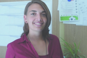 Strabag-Technikerinnen wie Melanie Latschenberger zeigten jungen Mädchen beim Wiener Töchtertag, dass auch Frauen Karriere am Bau mache können.