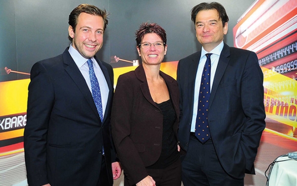 Sehen der Zukunft optimistisch entgegen: Franz Joseph Doppler,  Daniela Dieringer und Bernd Zierhut von der Doppler Gruppe.