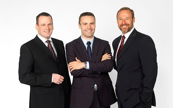 (Foto: Avedos) avedos-Geschäftsführer Daniel Holzinger, Samuel Brandstatter und Christian Mache setzen auf GRC, verknüpft mit Nutzerfreundlichkeit.