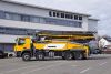 Foto: Derzeit ist der Powerbloc noch lediglich in Kombination mit der 42 M5 XXT Autobetonpumpe verfügbar. Weitere Betonpumpentypen sollen demnächst folgen.