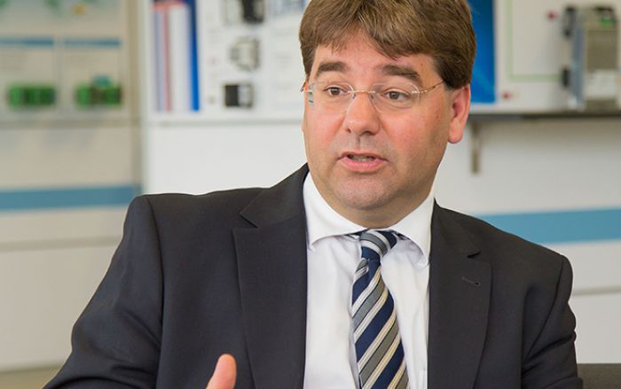 (Foto: Phoenix Contact) "Aktuell wachsen wir in Österreich mit acht Prozent", so Thomas Lutzky, Geschäftsführer Phoenix Contact Österreich.