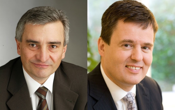 Bild: Konrad Scheiber, CEO der Quality Austria und Dr. Franz-Peter Walder, Member of the Board der Quality Austria. Fotograf und Bildrechte: Franz Pfluegl