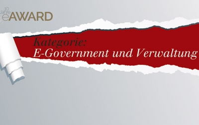 eAward 2015: Kategorie E-Government und Verwaltung