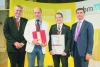 Konrad Scheiber, CEO Quality Austria; Gerd Hartinger, Geschäftsführer GGZ; Martin Orehovec, Qualitäts- und Projektmanagement GGZ; Martin Janda, Wirtschaftsministerium (v.l.n.r.).