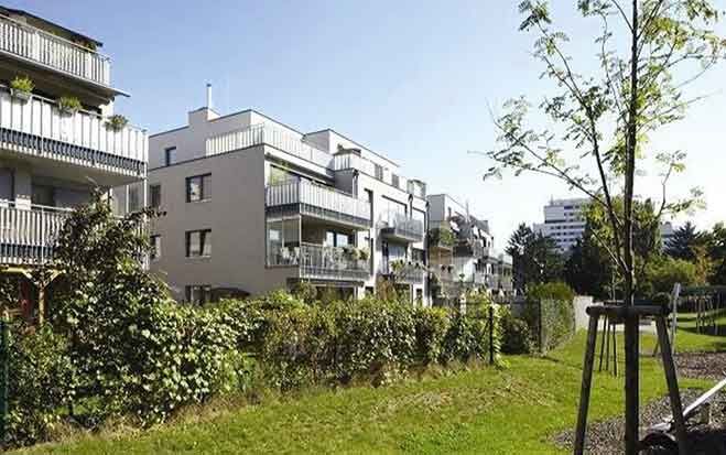 Der Gebäudetyp »Wohnbauförderung 2010« ist laut Studie der gemeinnützigen Bauvereinigungen der kostenoptimalste. 