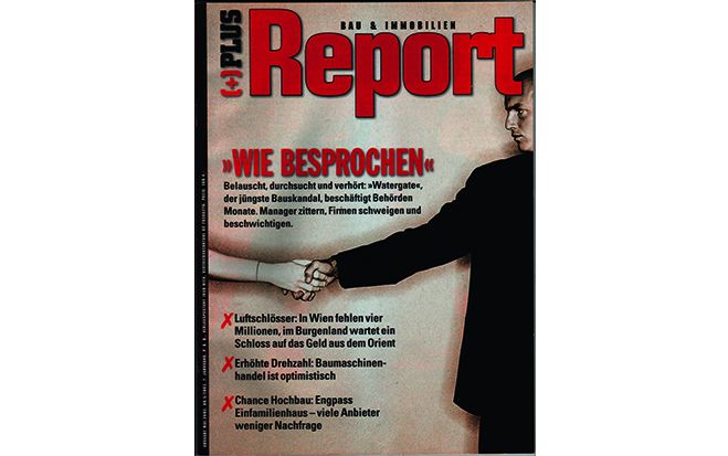 (Foto: Beigestellt) Bau & Immobilien Report im Mai 2003: Warum die Baumaschinenbranche positiv in die Zukunft blickte und mit welchen Problemen die Massivbauer zu kämpfen hatten. 