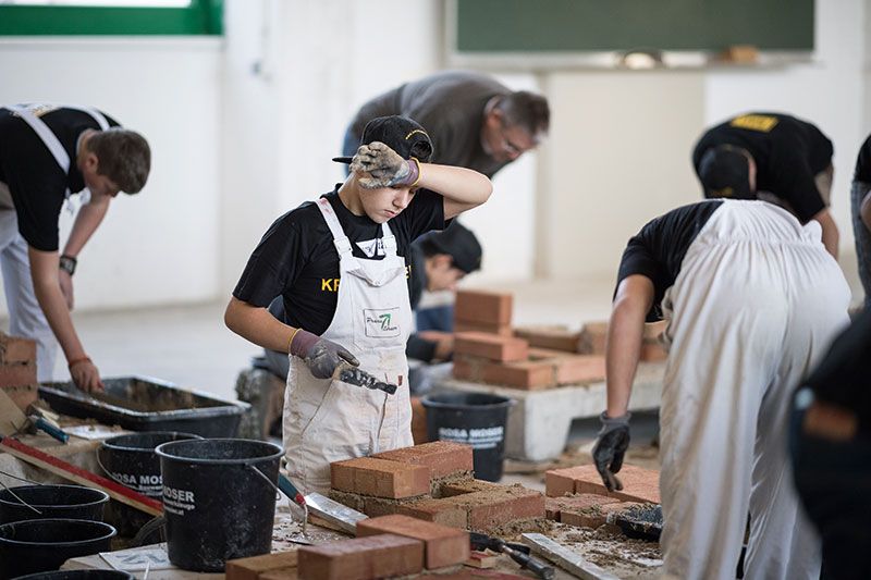 Beim zweiten bundesweiten Bau-Lehrlings-Casting haben insgesamt 513 Jugendliche teilgenommen.