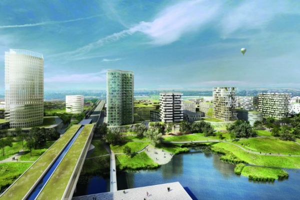 FOTO: Smartes Vorzeigeprojekt: In der Seestadt Aspern sollen moderne Technologien miteinander kombiniert und in der Praxis erprobt werden.