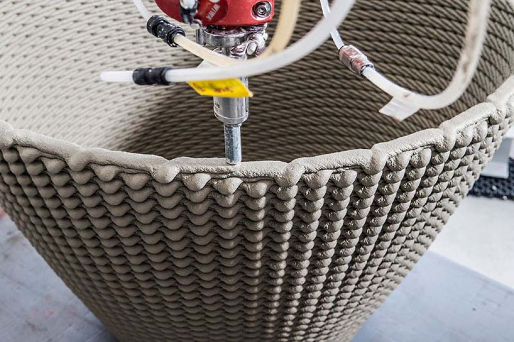 Foto: 3D-Druck-Objekte werden Schicht für Schicht hergestellt.