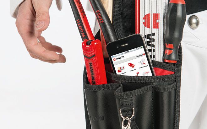 Eine der neuen Funktionen der Würth App: Mit »Click & Collect« Waren in 60 Sekunden bestellen – und in 60 Minuten abholen.
