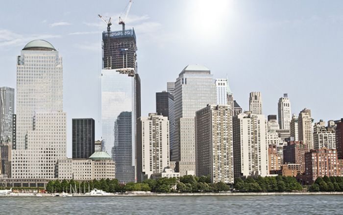 (Foto: Doka) In die Neu- und Weiterentwicklungen bei Doka fließen Erfahrungen von Bauprojekten aus aller Welt, darunter das World Trade Center in New York (Bild) , der Lotte World Tower im südkoreanischen Busan oder die Tverlandsbrua in der norwegischen See.  