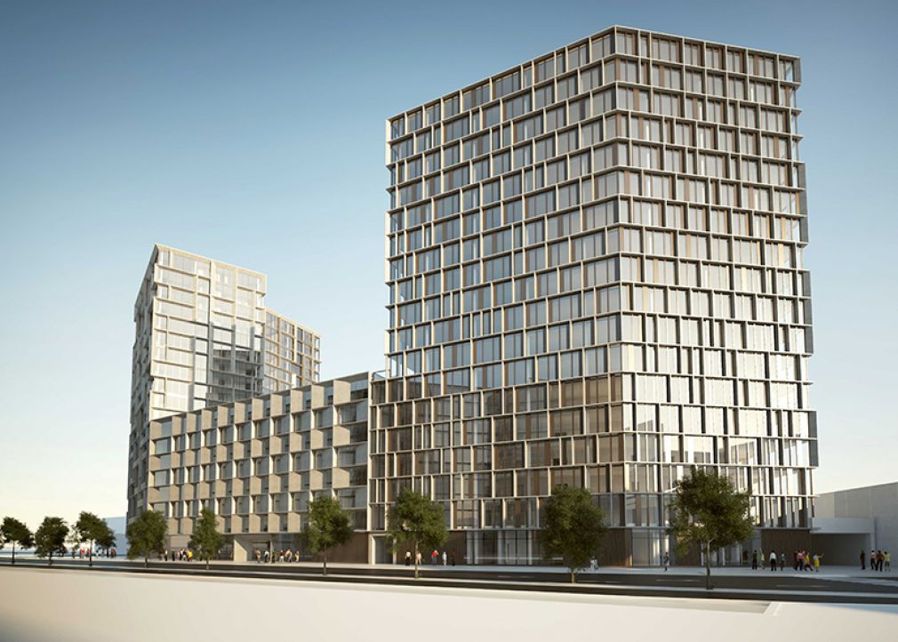 Rendering "Wohnen am Schweizergarten" (Credit: DMAA / SIGNA)