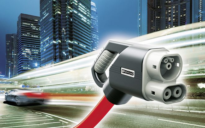 (Foto: phoenix contract) Phoenix Contact mit komplettem AC/DC-Ladesystem für Elektrofahrzeuge.