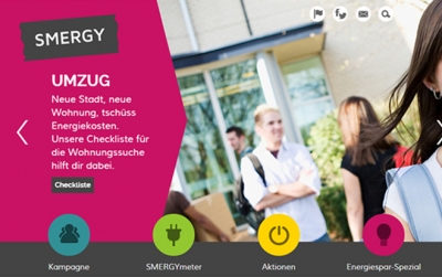 Foto: Screenshot der Smergy-Startseite
