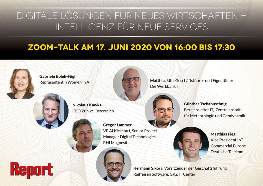 Round Table am 17. Juni: "Digitale Lösungen für neues Wirtschaften – Intelligenz für neue Services"
