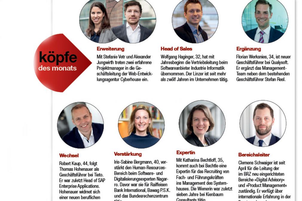 Köpfe des Monats im Mai 2019